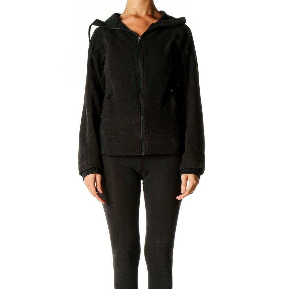Black Windbreaker Jacket - Picture 1 of 2